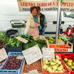 Luisa di Azienda Agricola toscana Il Fontanaccio, al mercato